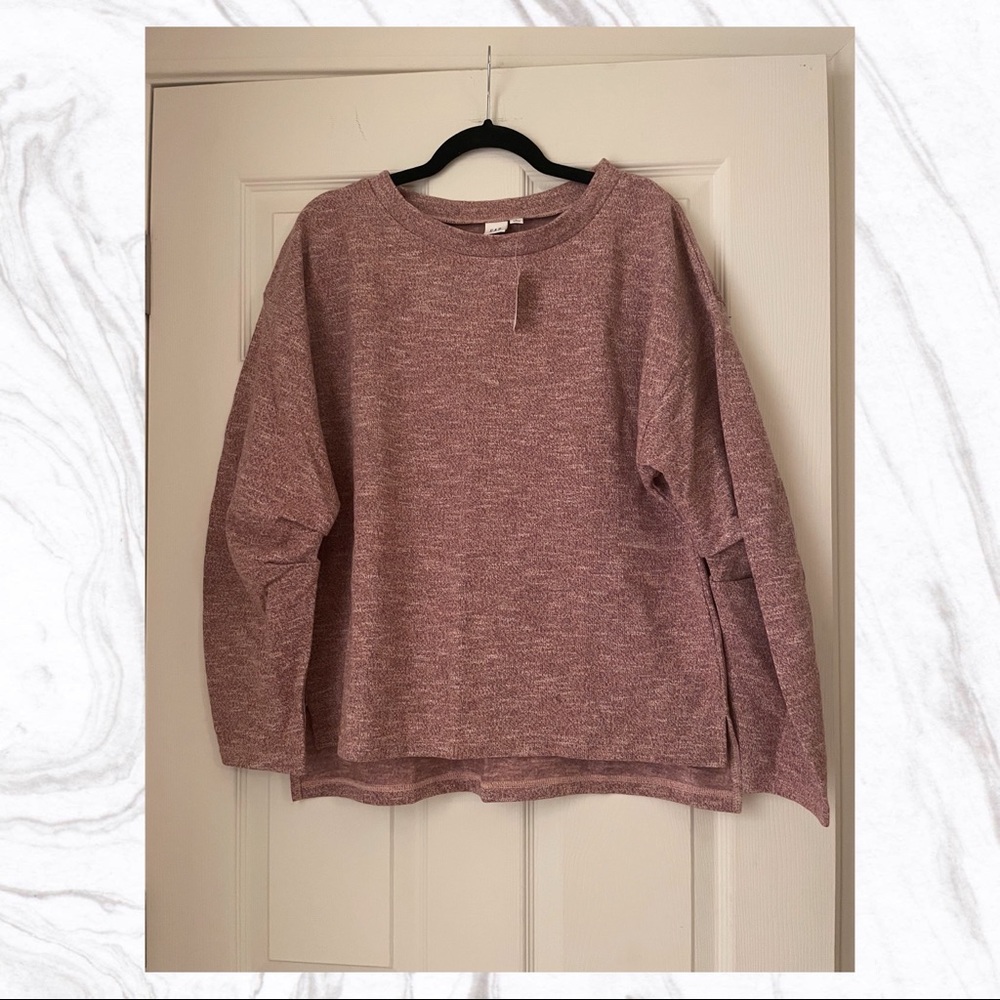 NWT Old Navy Marled French Terry Sweatshirt